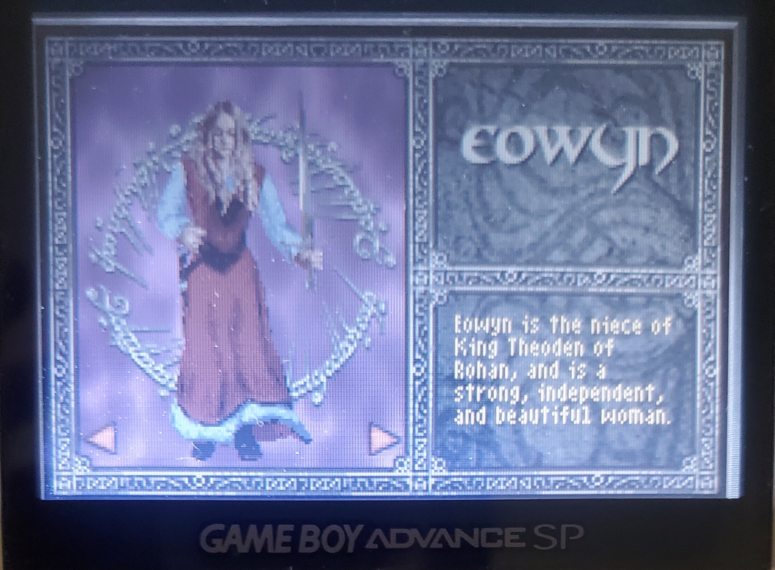 Lord of the Rings The Two Towers GBA Video Game Boy Advance 2002