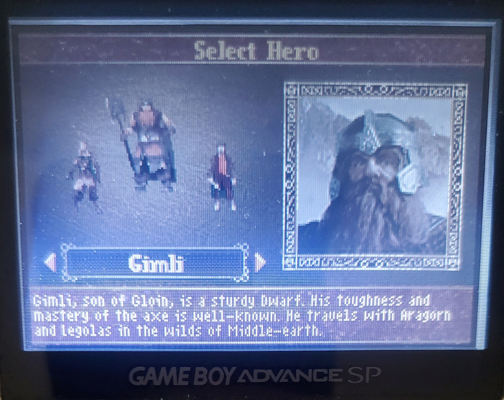 Lord of the Rings The Return of the King GBA Video Game Boy Advance 2003