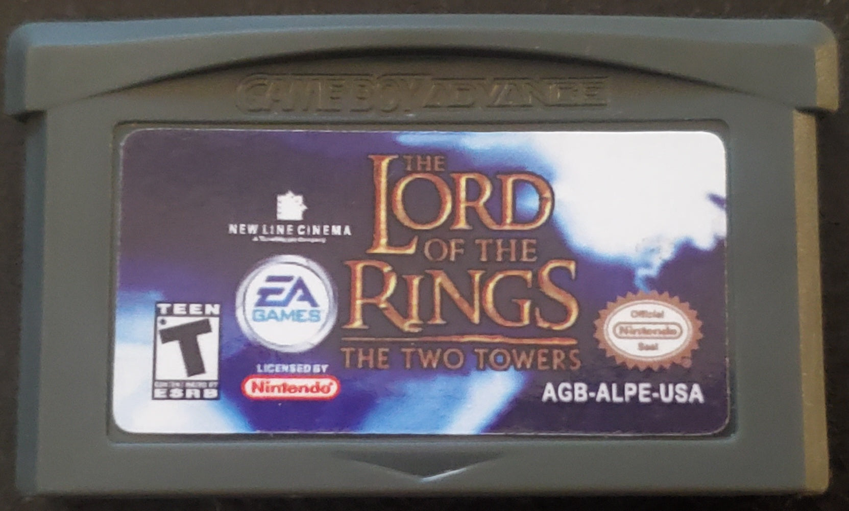 Lord of the Rings The Two Towers GBA Video Game Boy Advance 2002
