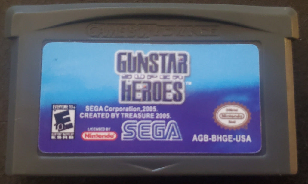Gunstar Super Heroes GBA Video Game Cartridge Game Boy Advance 2005