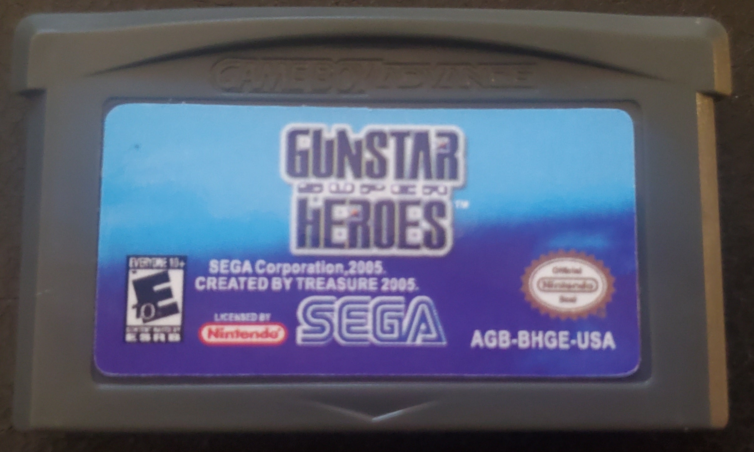 Gunstar Super Heroes GBA Video Game Cartridge Game Boy Advance 2005