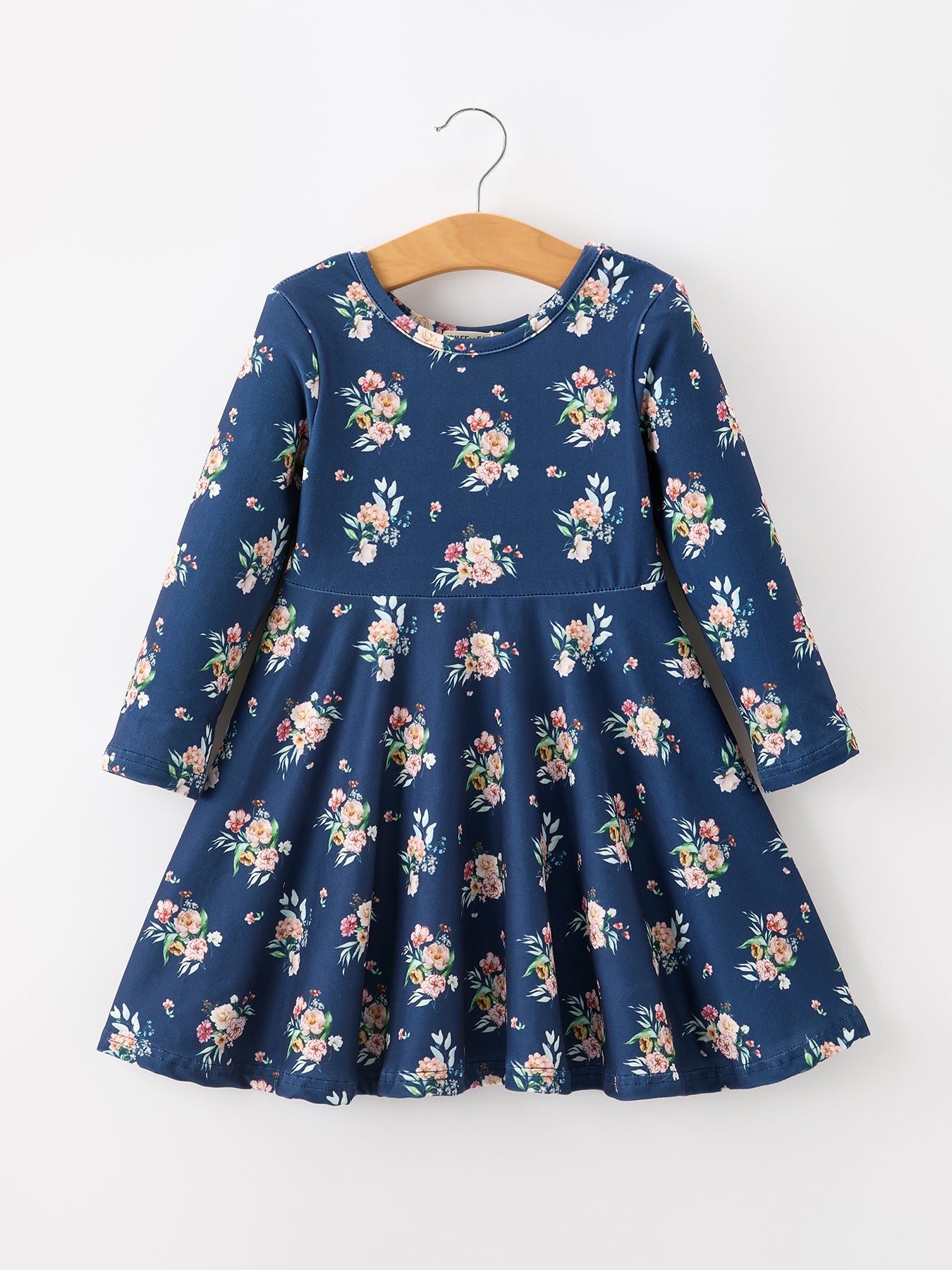 Buy Fall Floral Girls Long Sleeve Dress