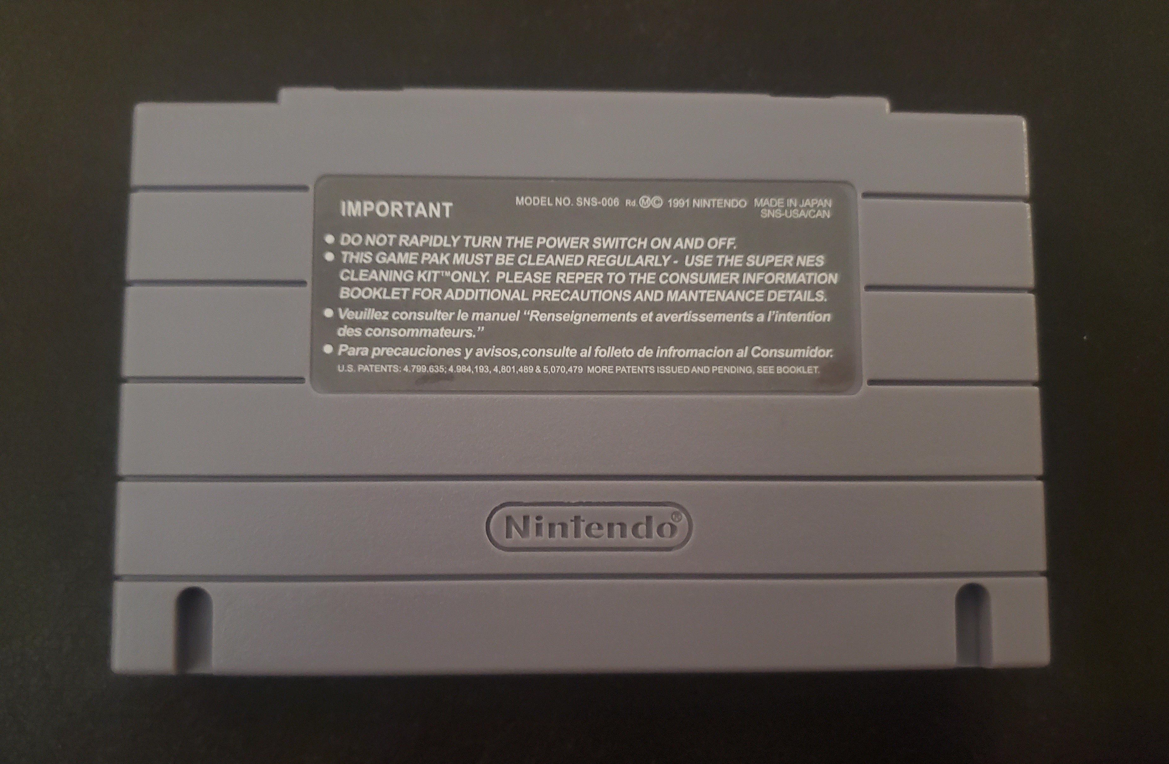 Super Metroid SNES Video Game Cartridge Super Nintendo 1994