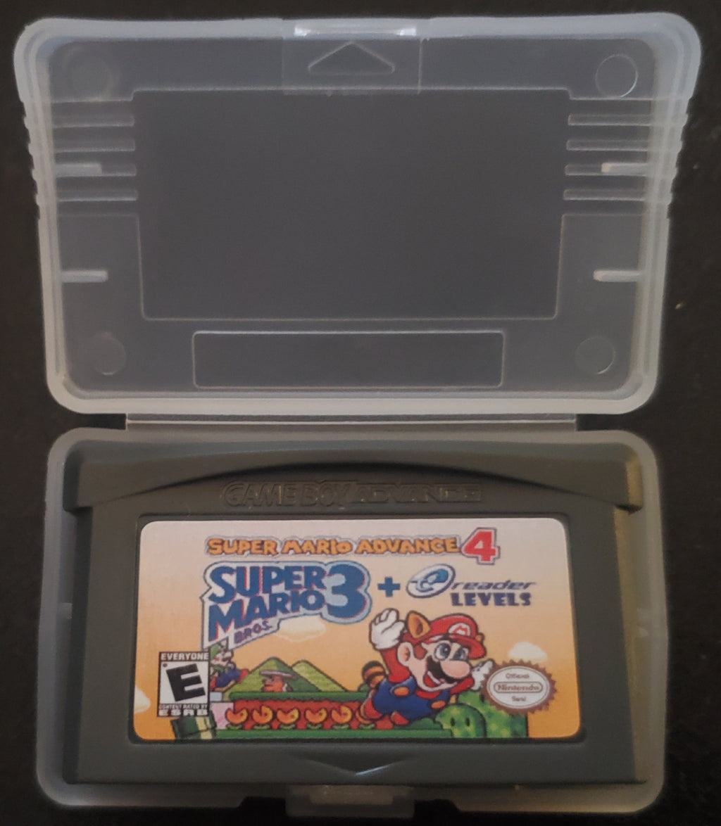 Super Mario Bros 3 and E-Reader Levels GBA Video Game Boy Advance