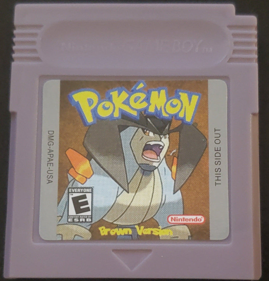 Pokemon Brown GBC ROM Hack Video Game Custom Gameboy Color