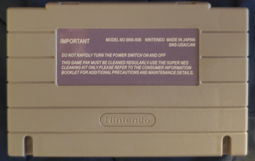 Mega Man 7 SNES Video Game Cartridge Super Nintendo