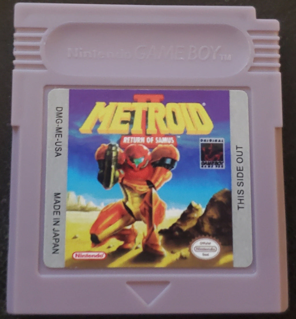 Metroid 2 The Return of Samus Gameboy GB Video Game Catridge 1991