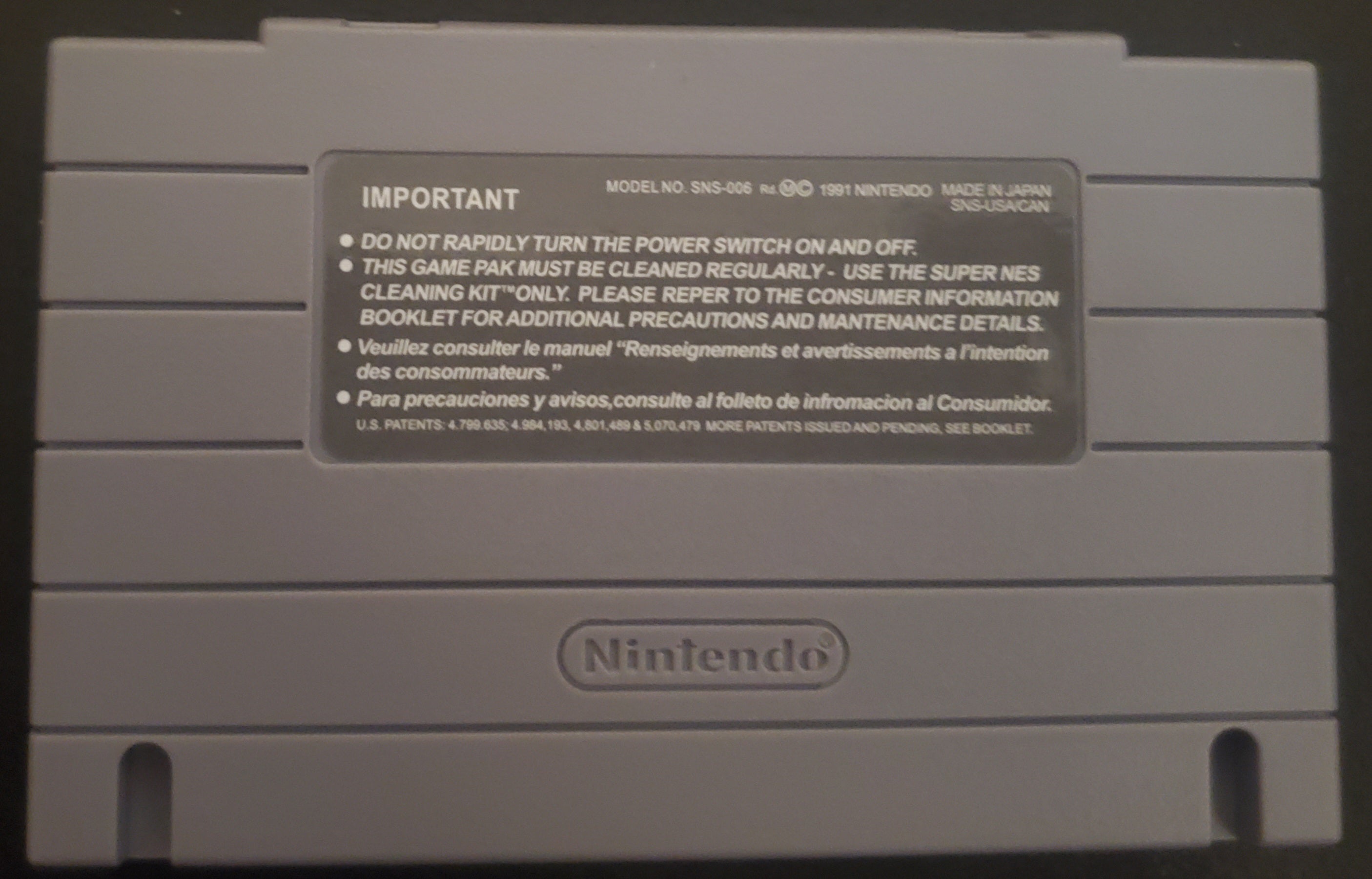 Final Fantasy 6 SNES Video Game Cartridge Super Nintendo 1994