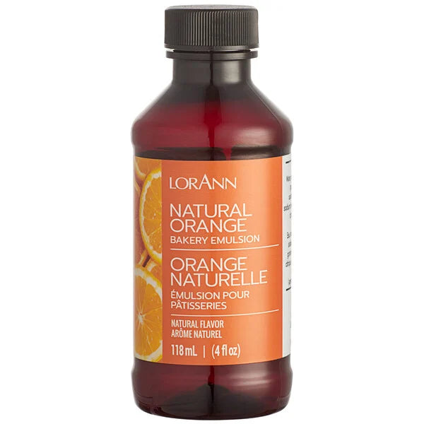 LorAnn Oils Natural Orange Bakery Emulsion, 4 fl. oz