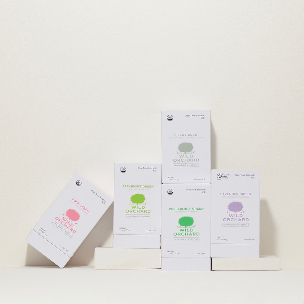 Peppermint Green - Organic Loose Leaf Green Tea
