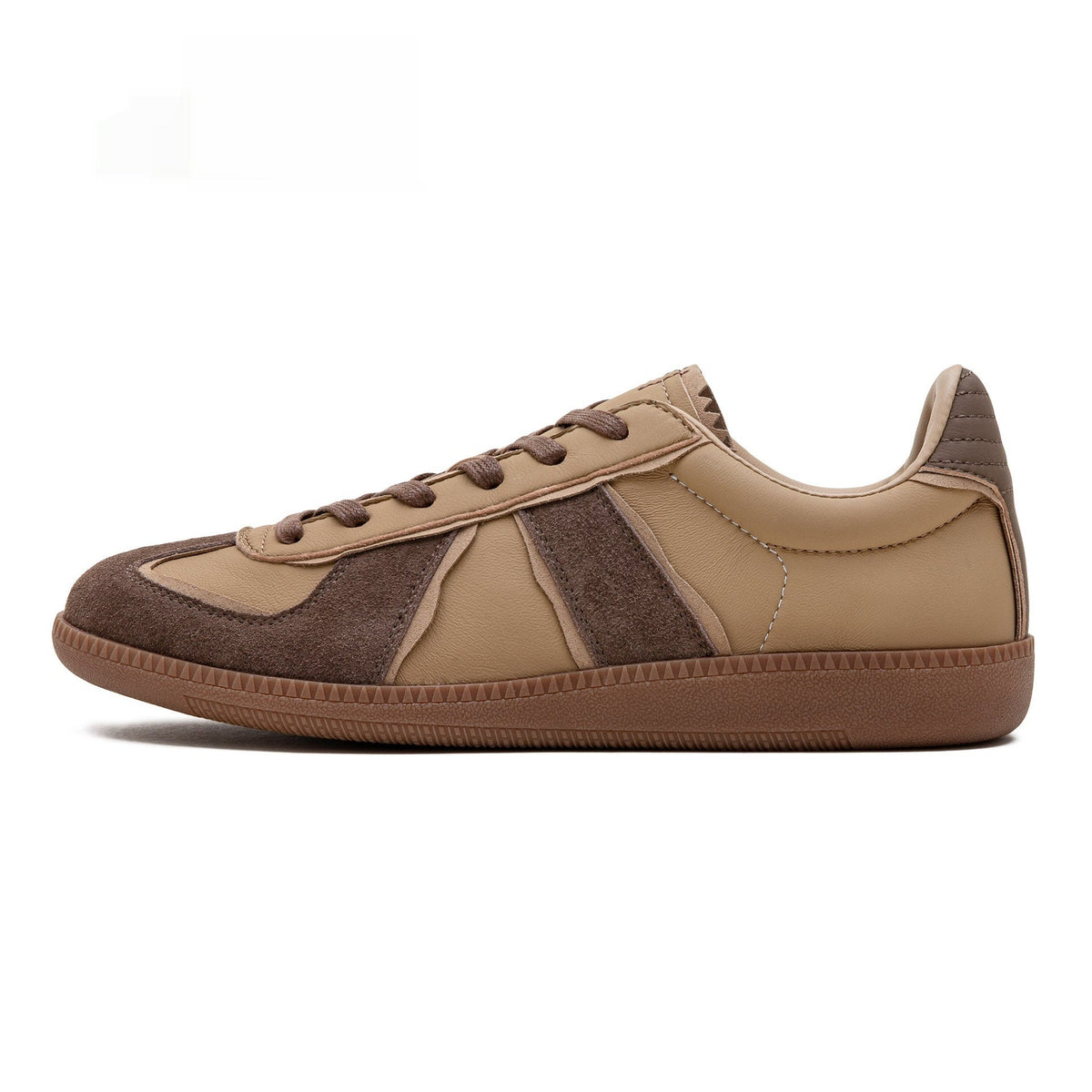 Full-grain Sheepskin Maillard Niche Retro Casual Sports Skate Shoes