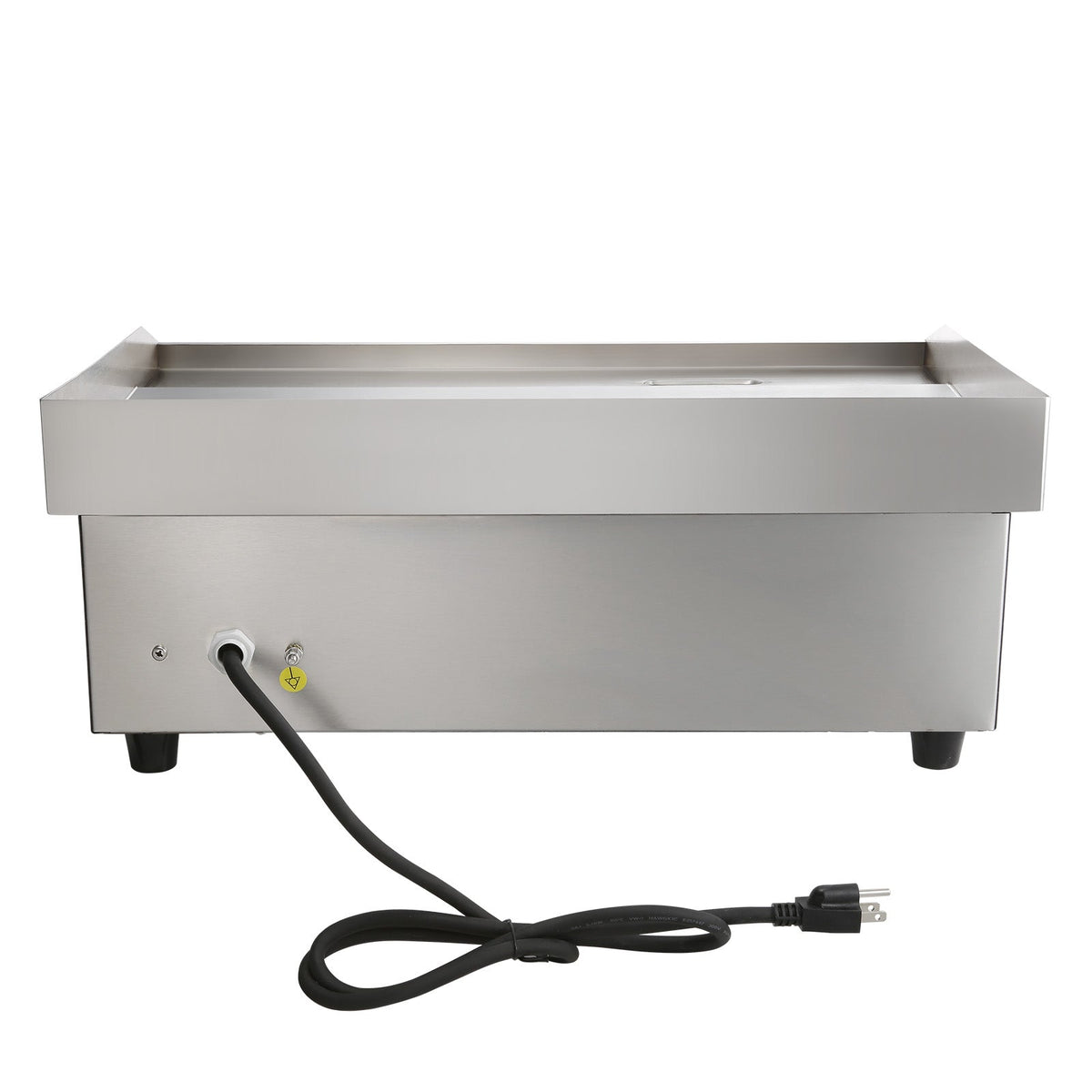 Commercial Electric Griddle with Adjustable Temp Control - Stainless Steel