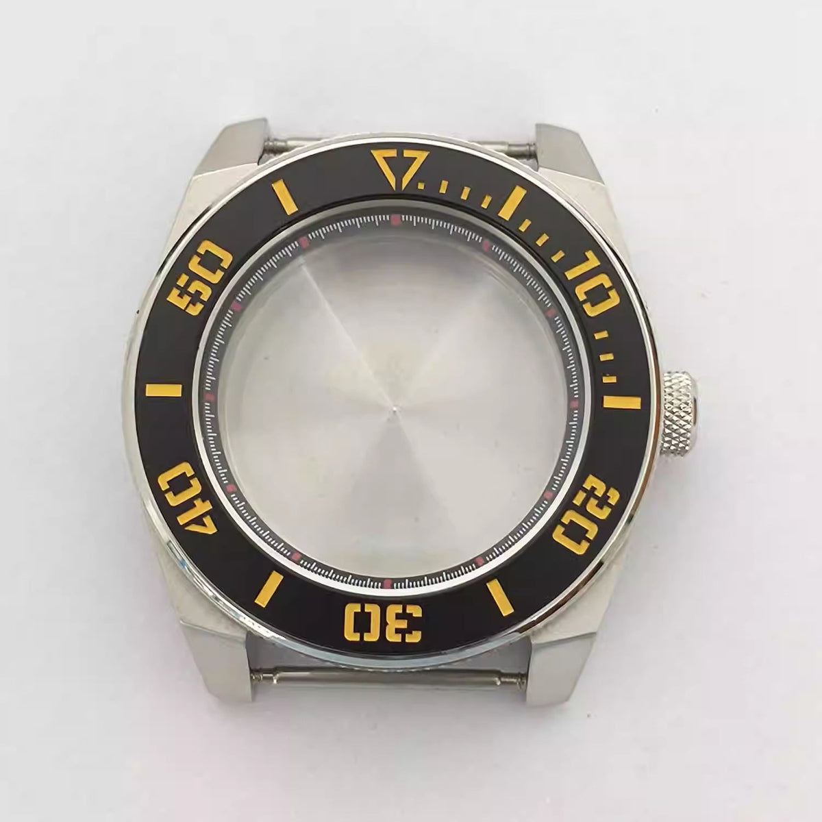 43mm 316 Stainless Steel Aluminum Bezel Watch Case Accessory