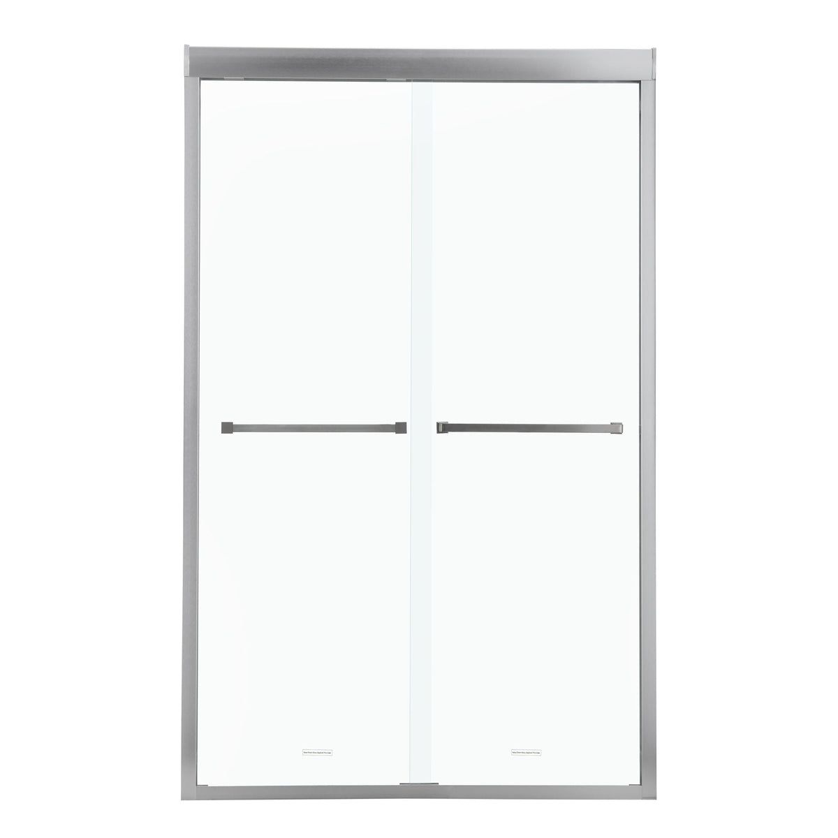 Modern Double Sliding Shower Enclosure, Tempered Glass