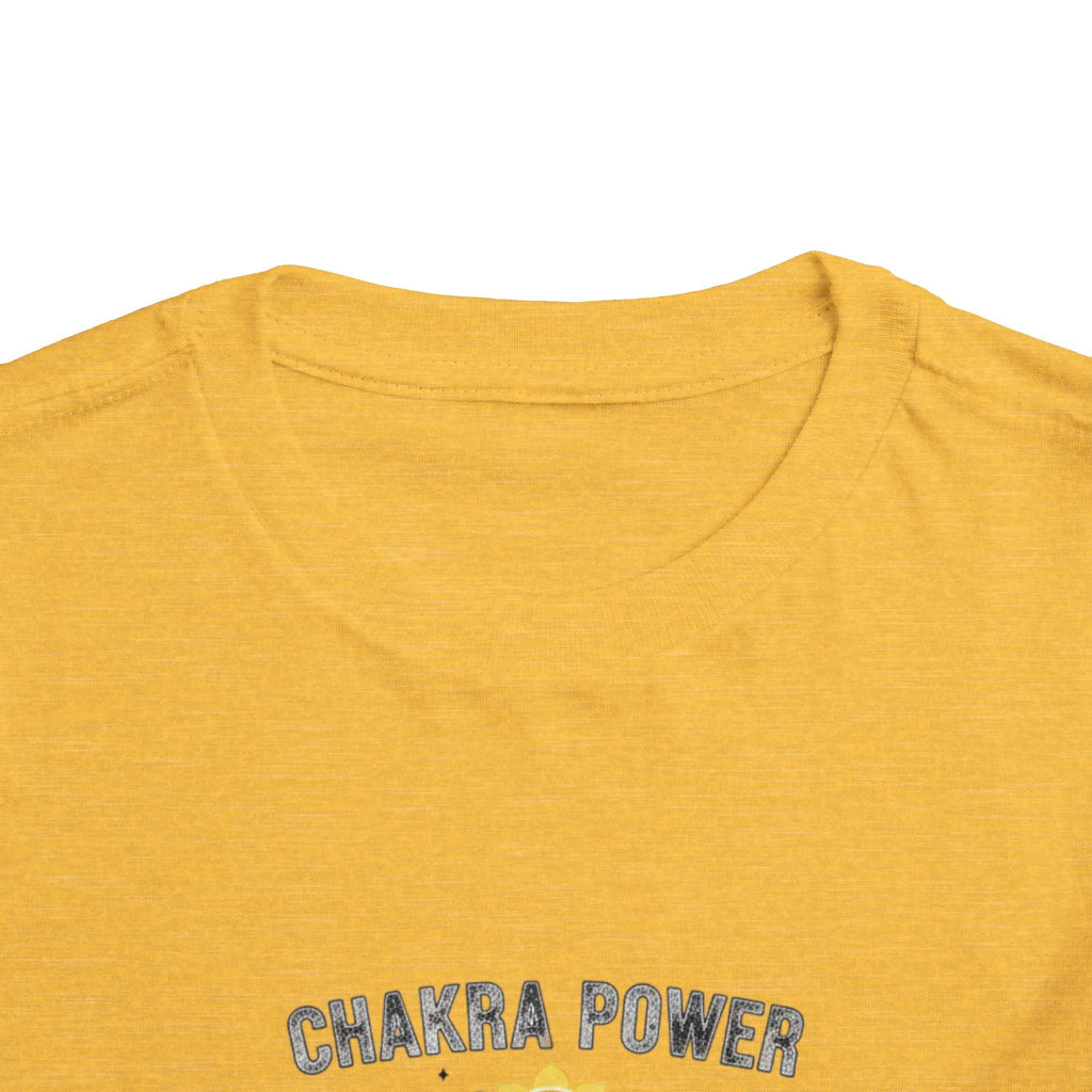 Chakra Power Toddler Tee — Colorful Kids Chakra Energy Shirt