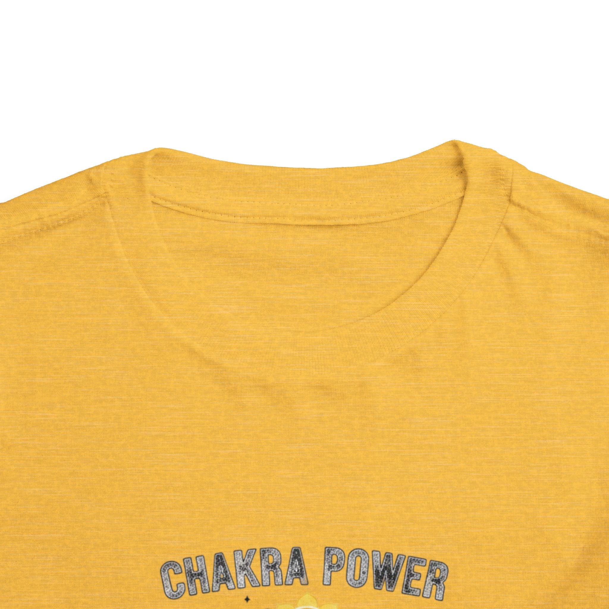 Chakra Power Toddler Tee — Colorful Kids Chakra Energy Shirt