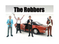 "The Robbers" 4 Piece Figure Set For 1:18 Scale Models by American Diorama