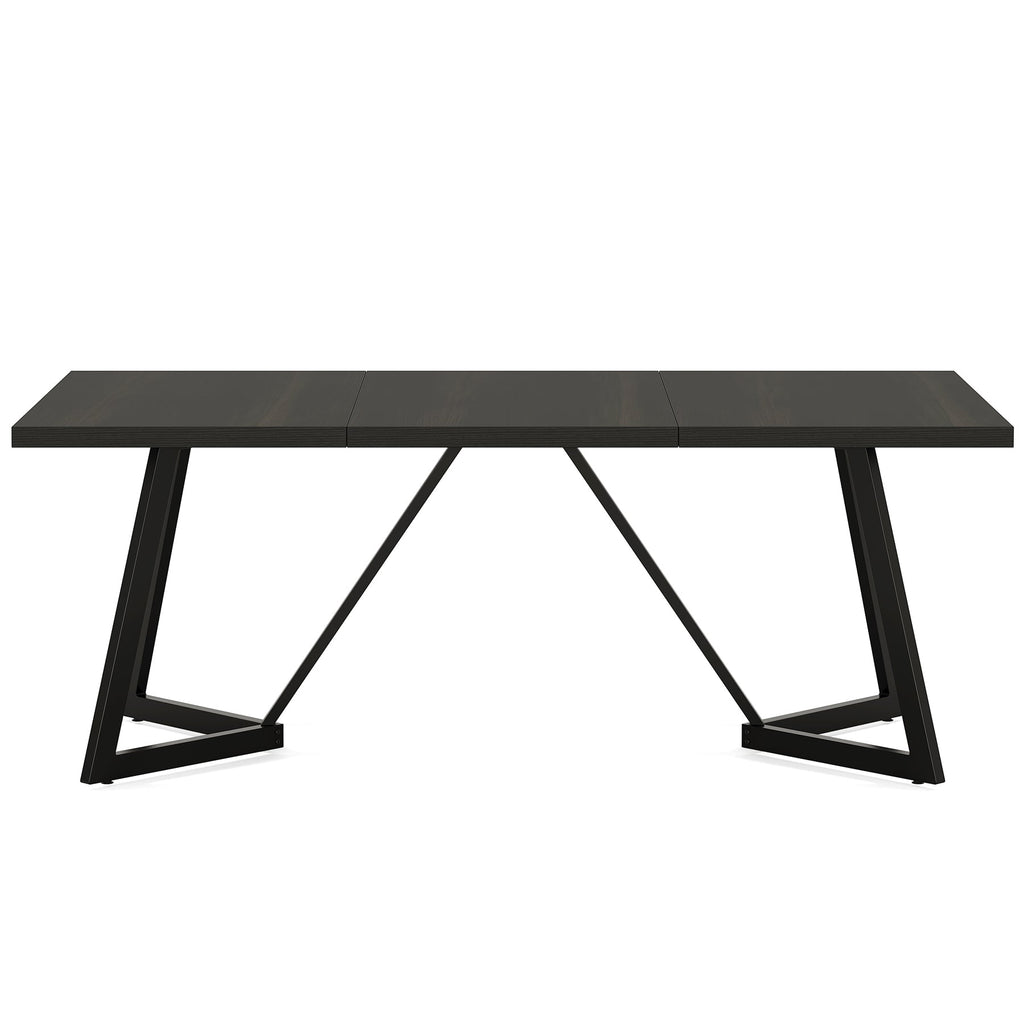71" Large Dining Table for 6-8 People