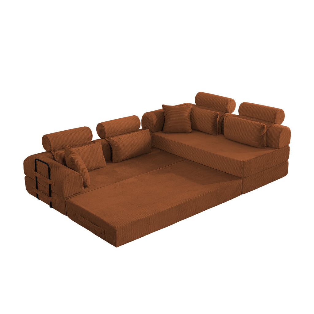 L Shape Modular Sectional Sofa - Compressed Sectional Sofa