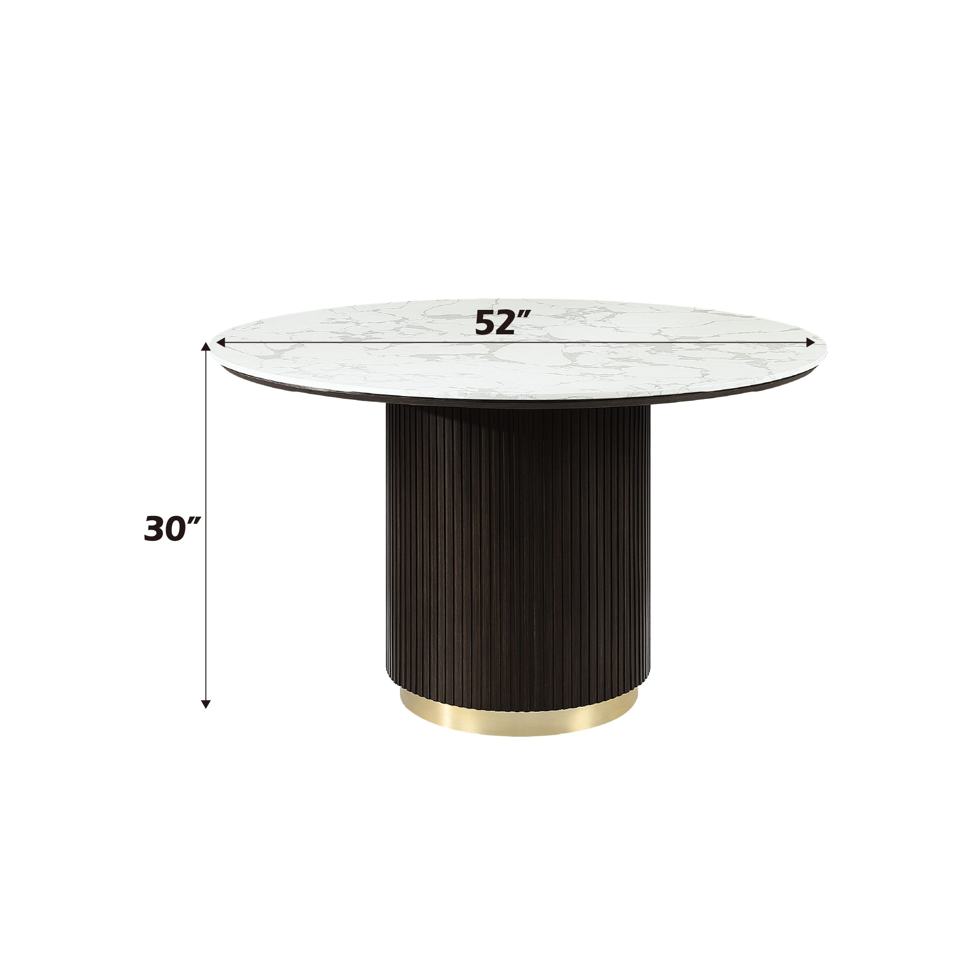 Clayten Engineering Marble Top Dining Table