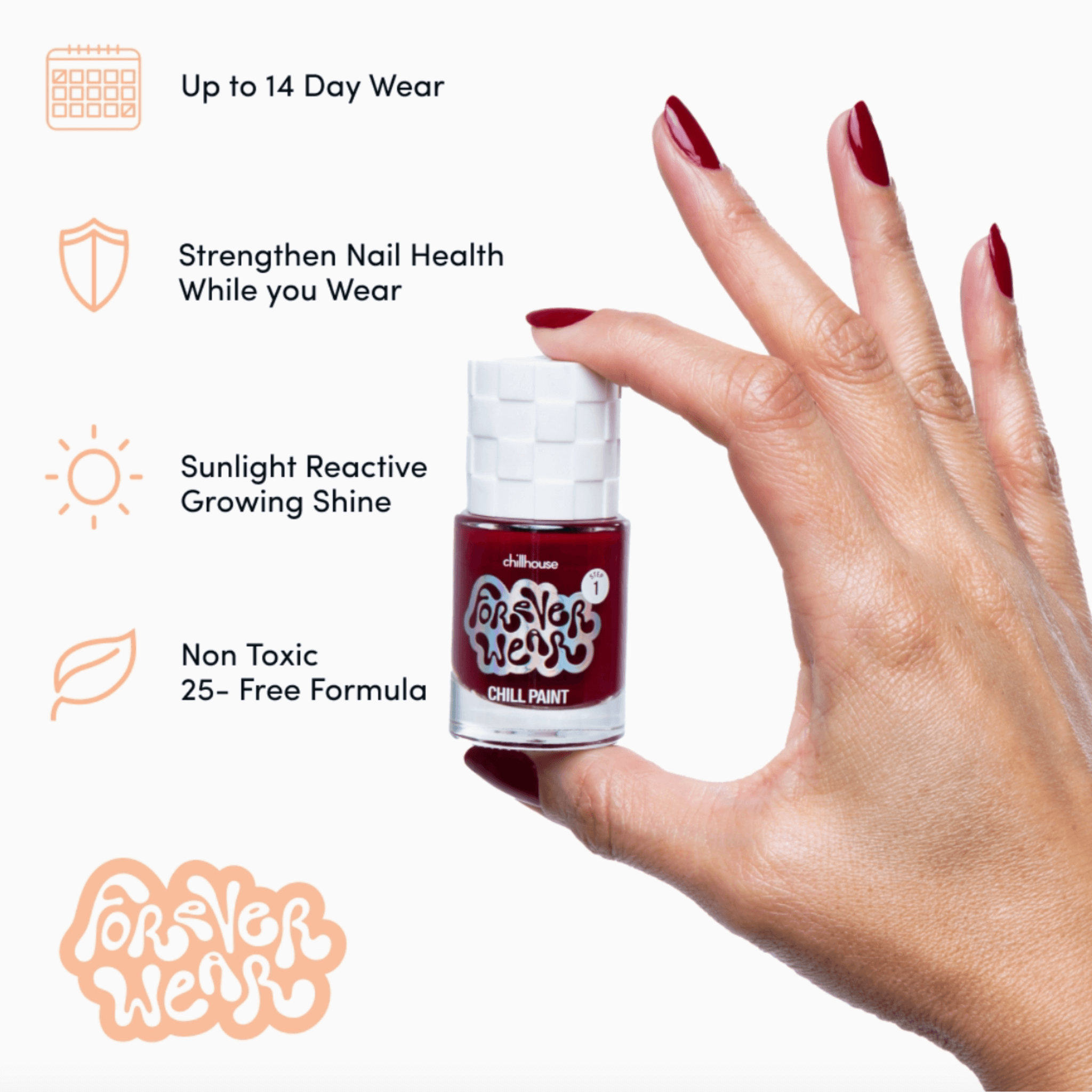NATTY WINE FOREVER WEAR CHILL PAINT