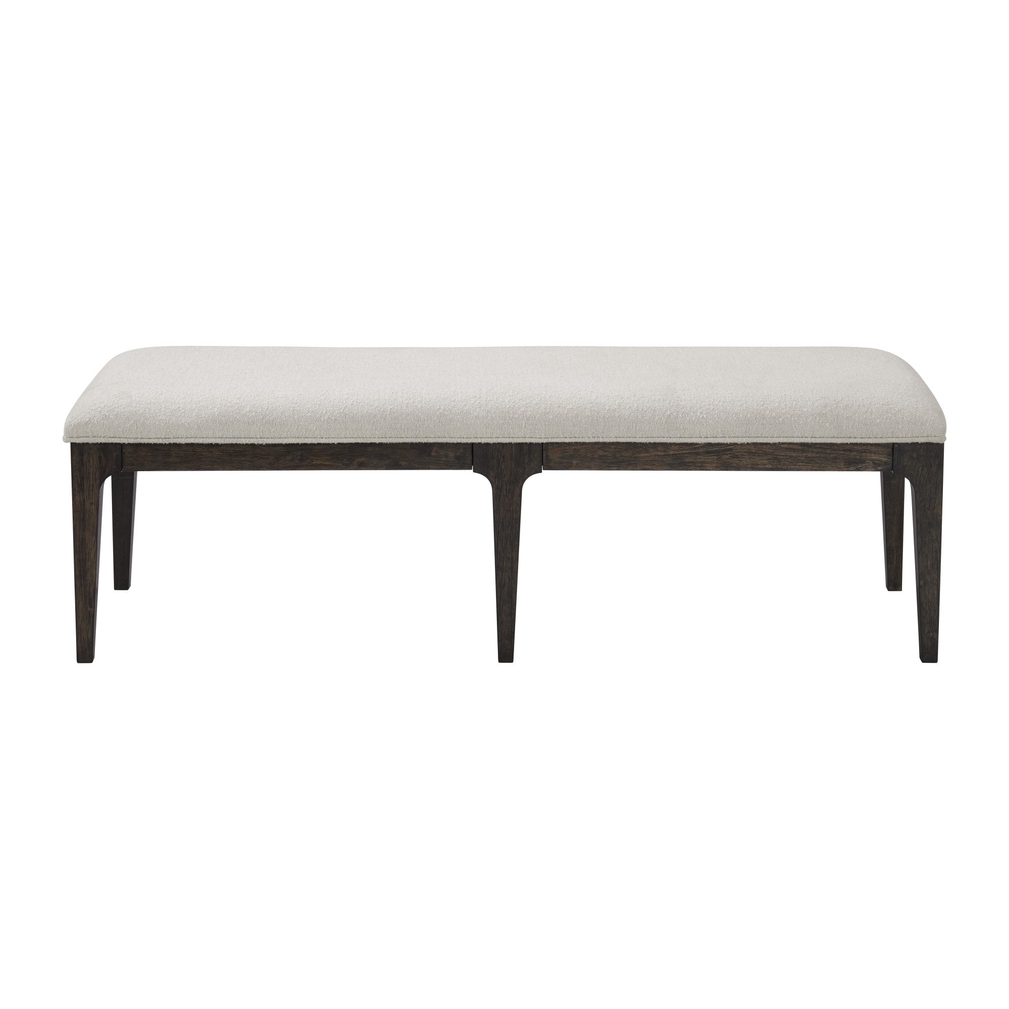 Brown Upholstered Bench