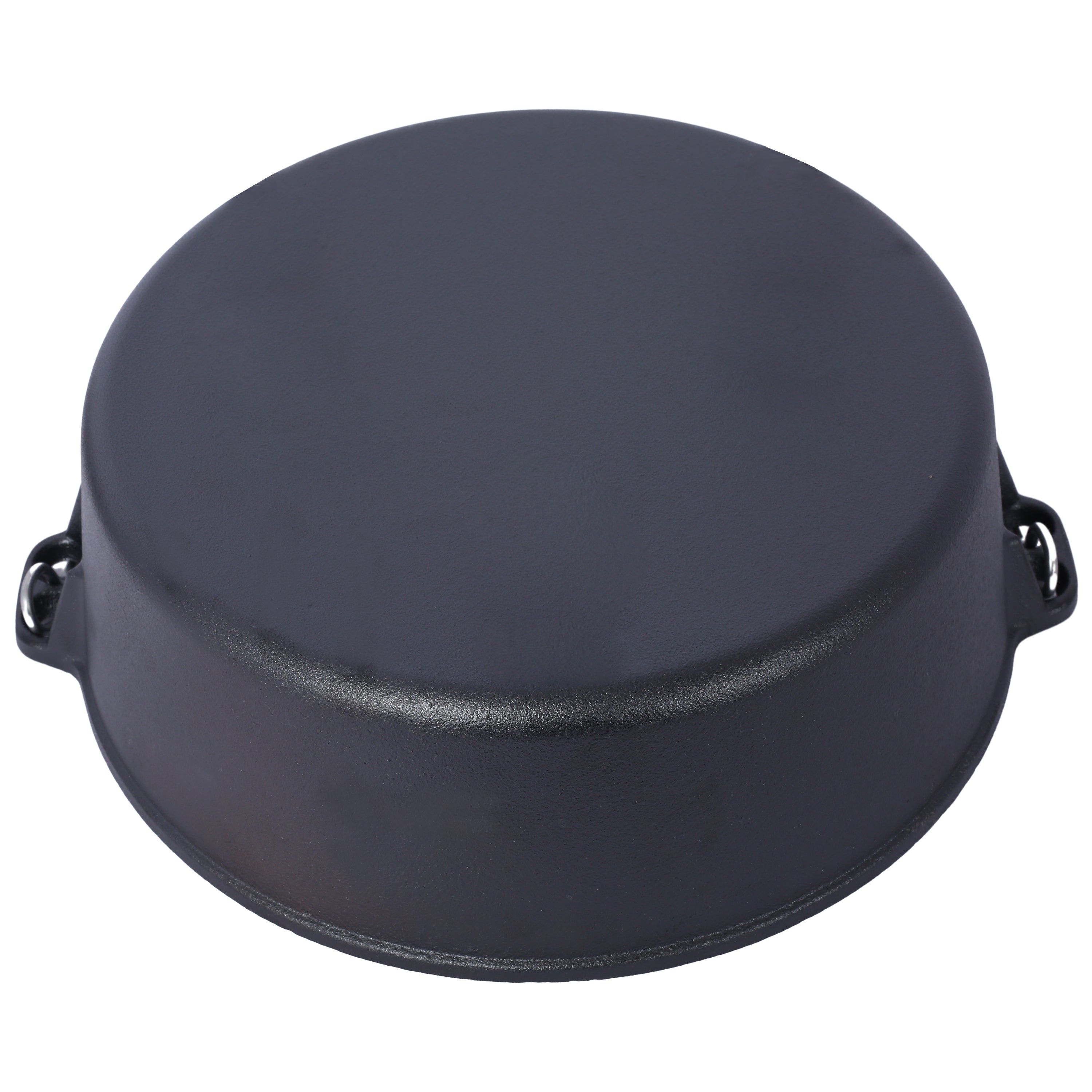 Pre-Seasoned Cast Iron Dutch Oven with Skillet Lid, 6 Quart
