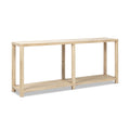 Milo - Console Table With Lower Shelf - Natural