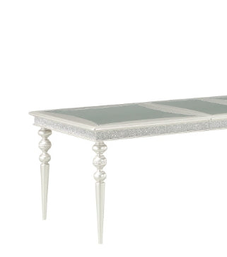 Maverick Platinum Finish Dining Table