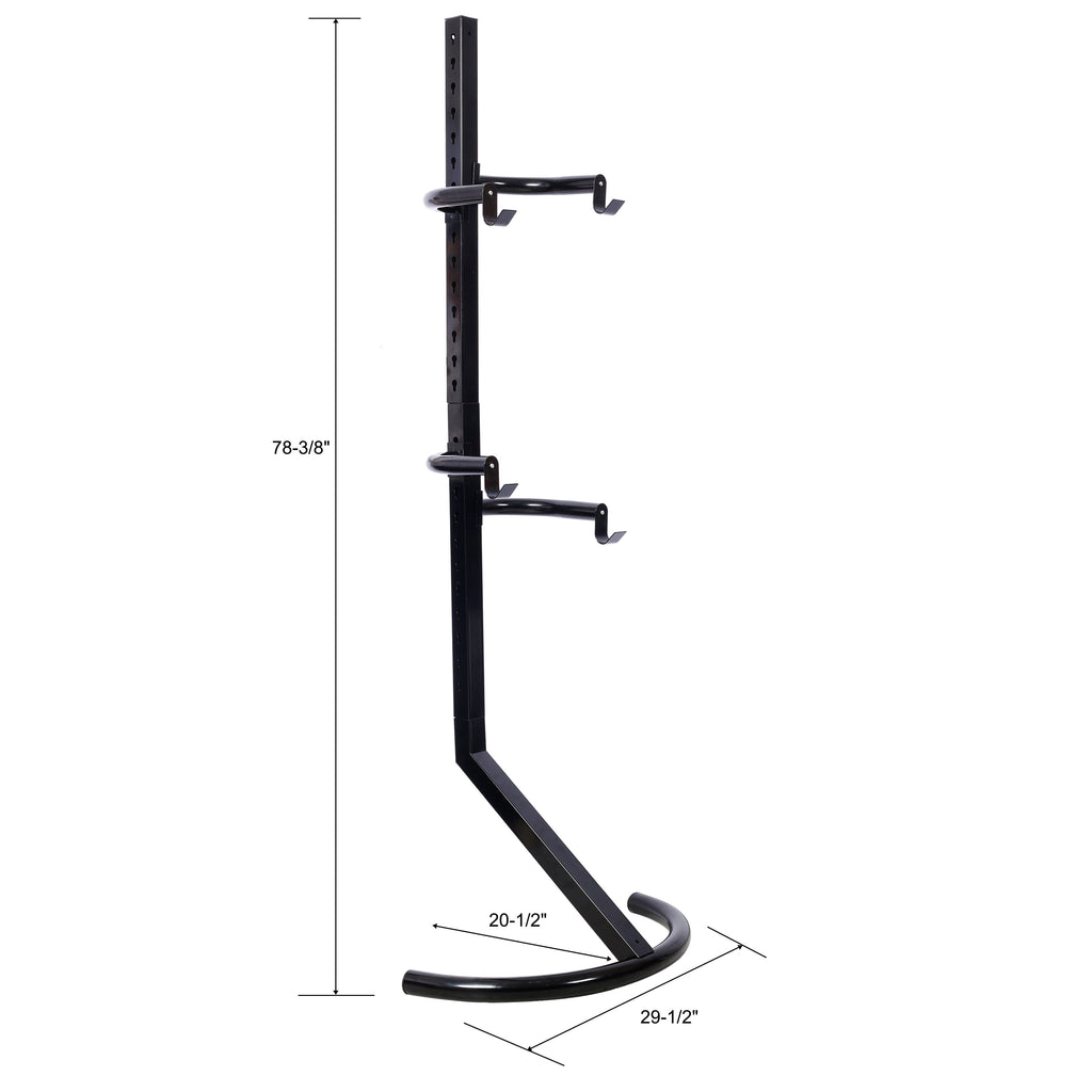 2-Bike Garage Wall Indoor Bicycle Storage Rack