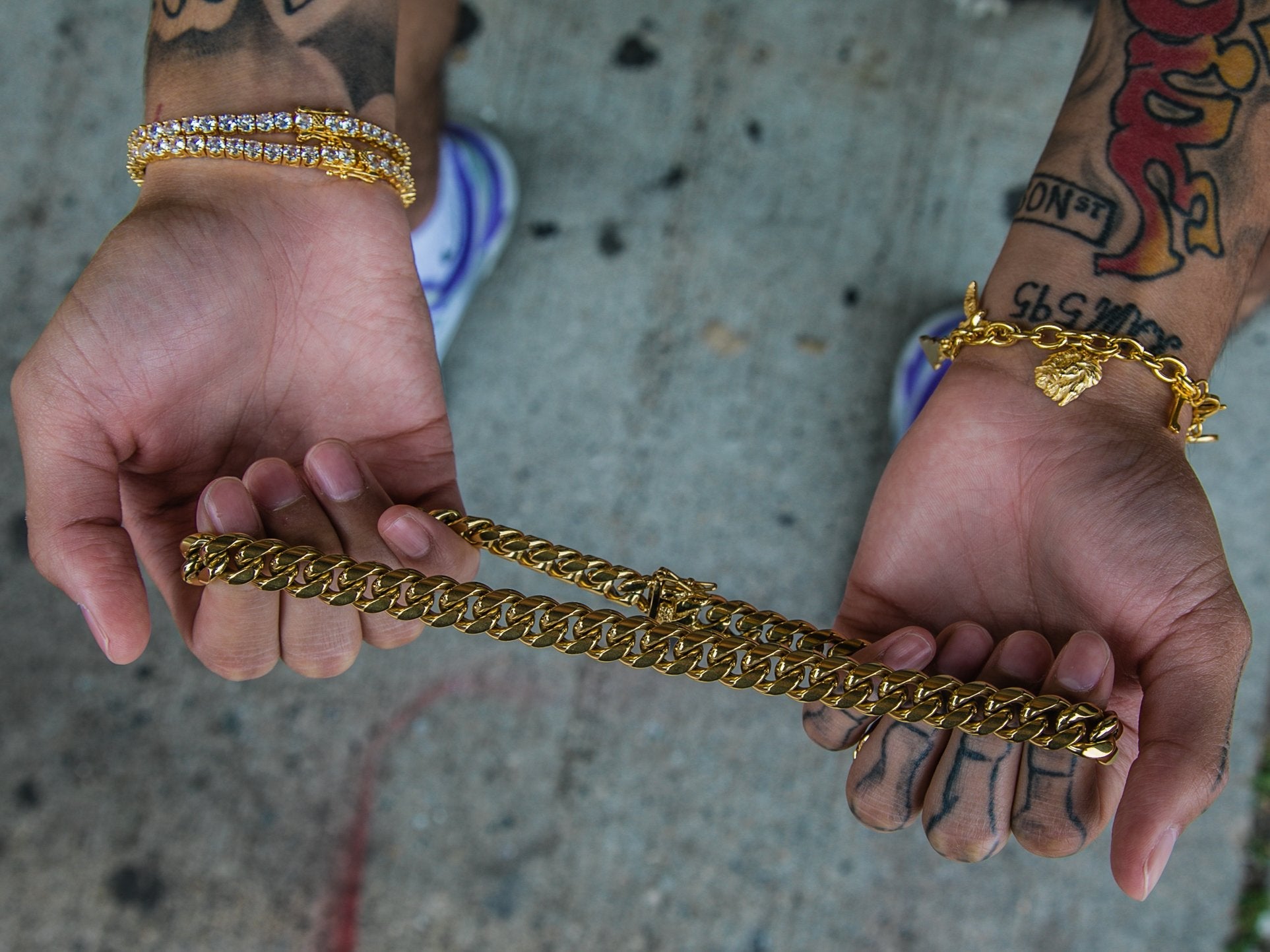 12mm Miami Cuban Link Necklace - 18k Gold Plated