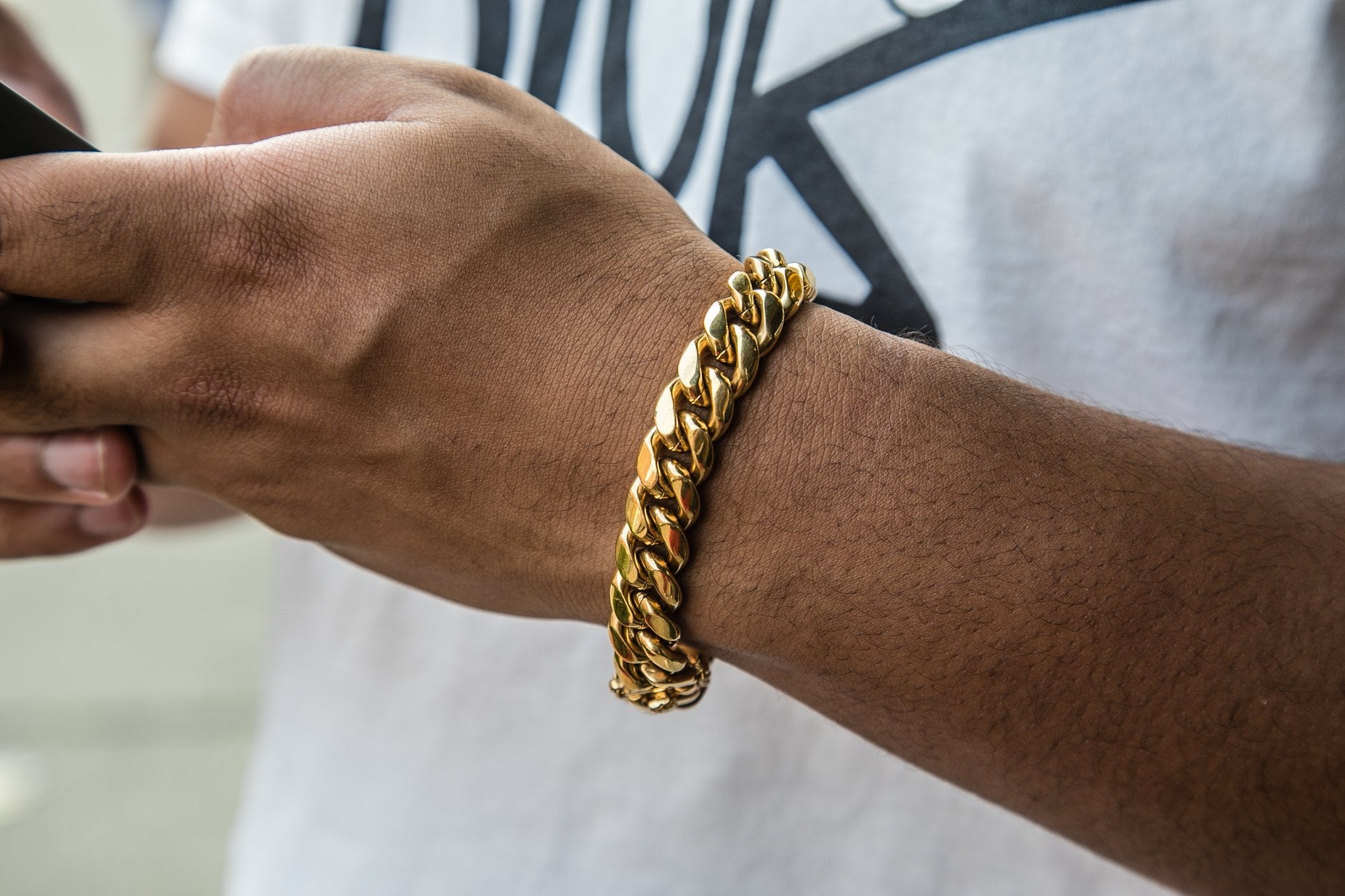 12mm Miami Cuban Link Bracelet