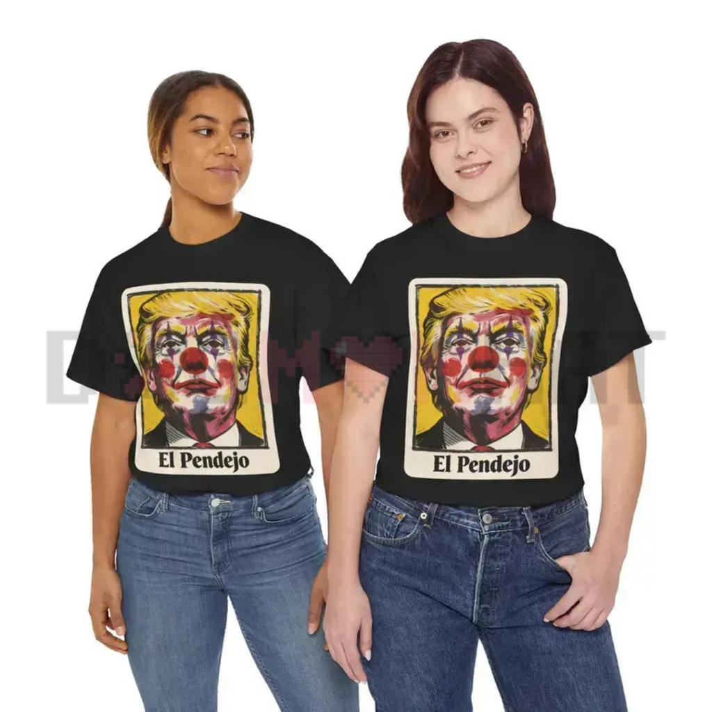 "El Pendejo" Viral Political Shirt – Satirical Clown Portrait Tee