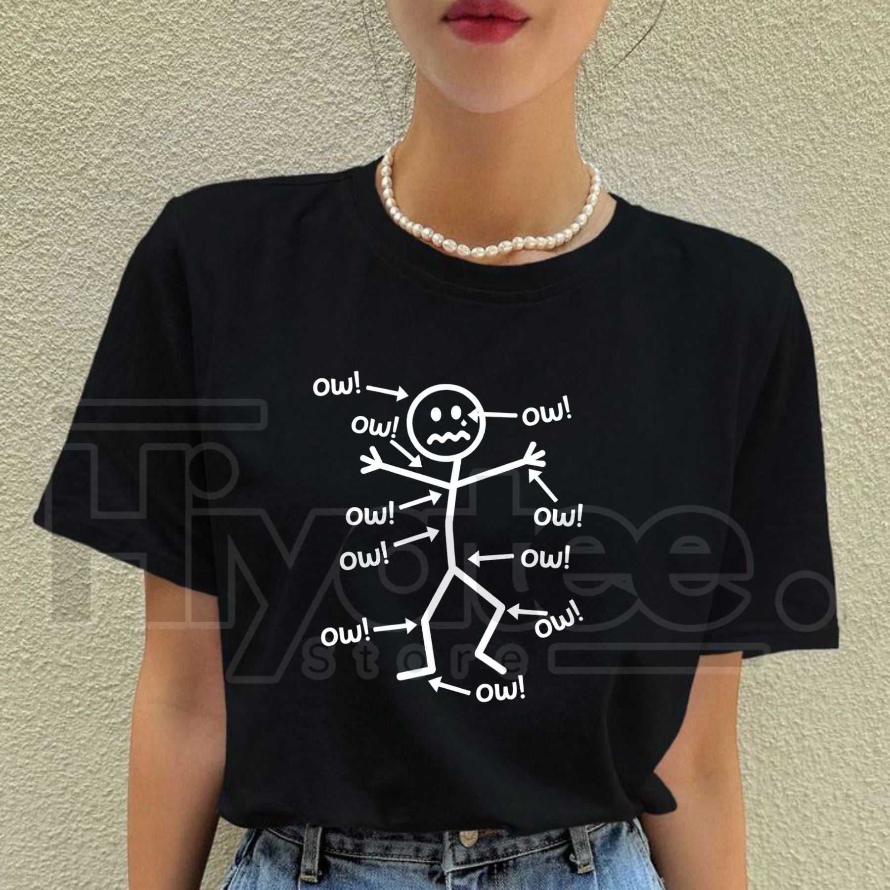 "Humorous Chronic Pain Awareness" – Funny Sarcastic Summer Casual Top