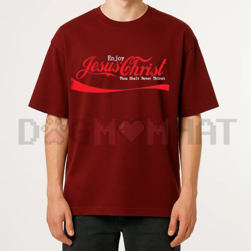 "Enjoy Jesus" Soda Script T-Shirt