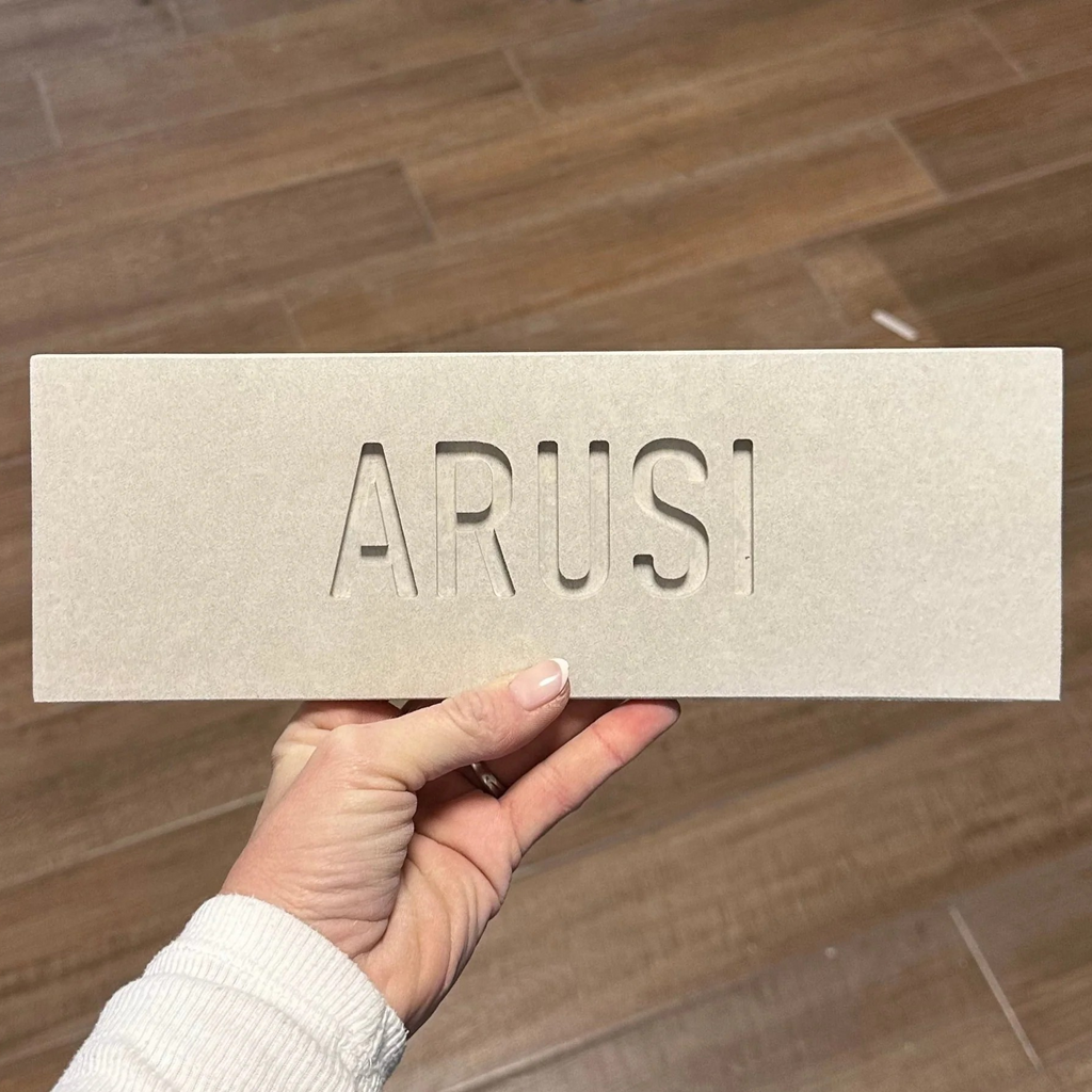 Personalized Beige Door Plaque – TailorMade Series