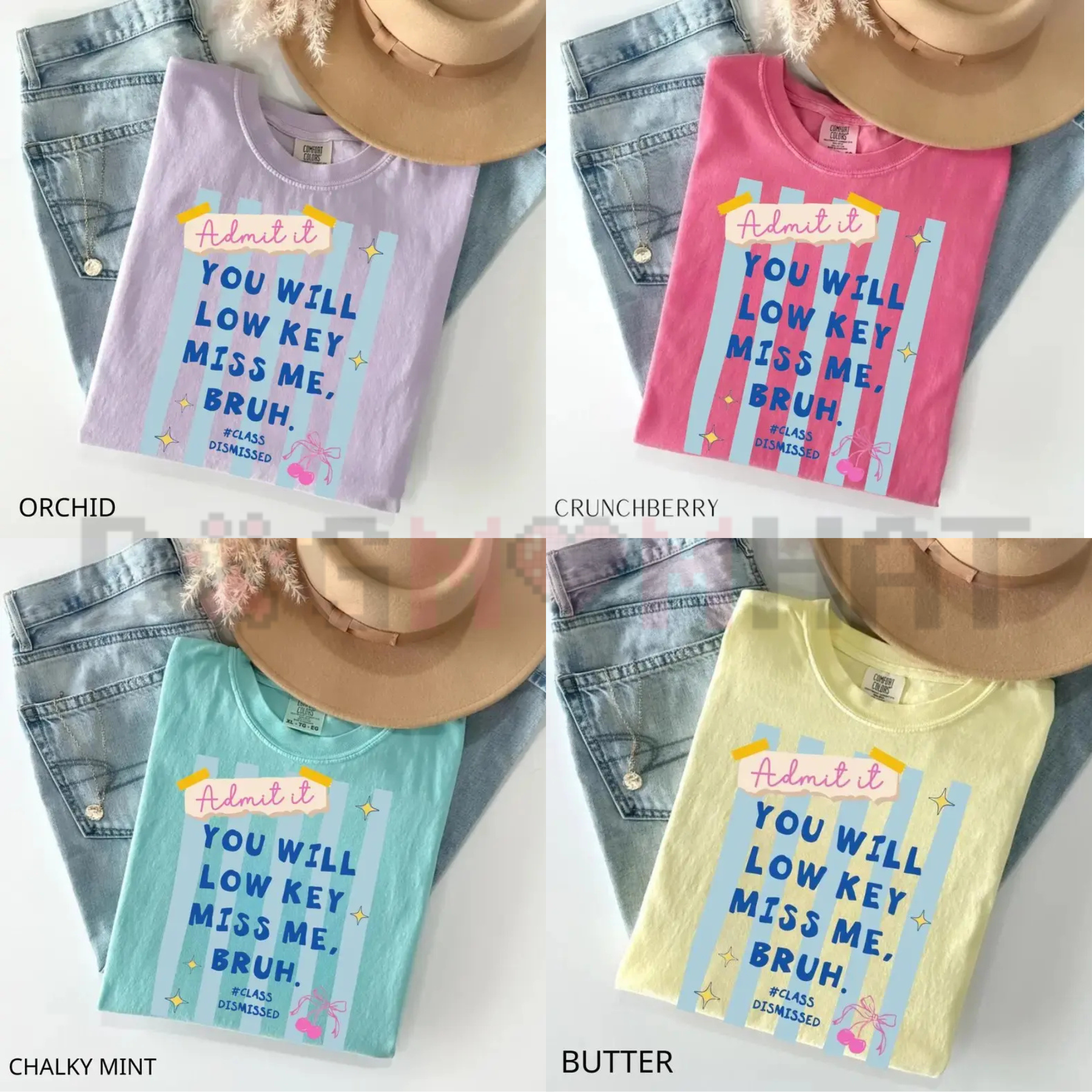 "Admit It You'll Low Key Miss Me Bruh" T-Shirt