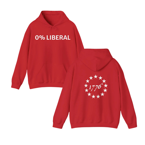 "0 Lib" Funny Dad Christmas Gift Hoodie