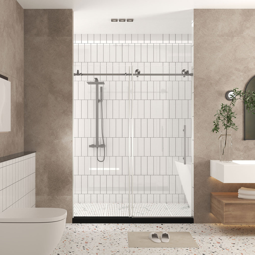 Frameless Shower Door 44-48"W x 76"H