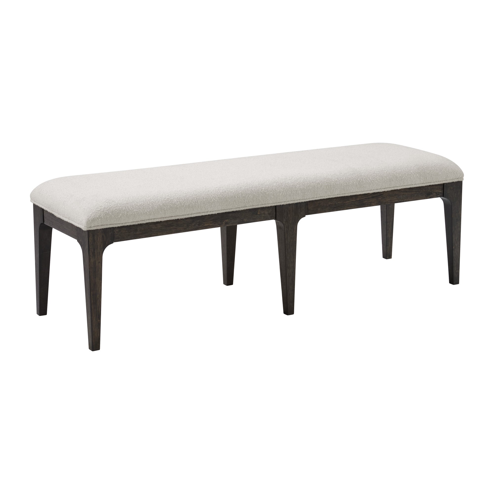 Brown Upholstered Bench