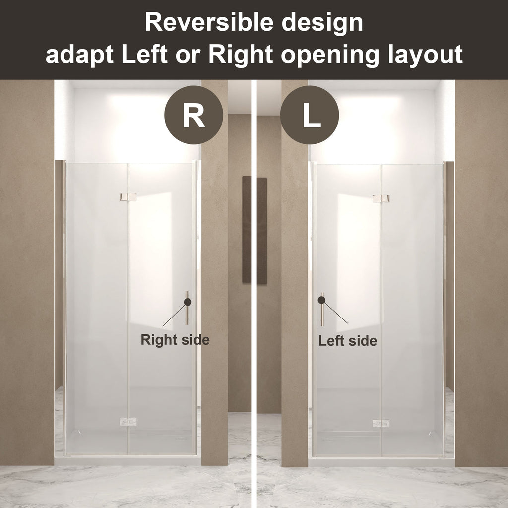 31-30"x 72" Bifold Shower Door