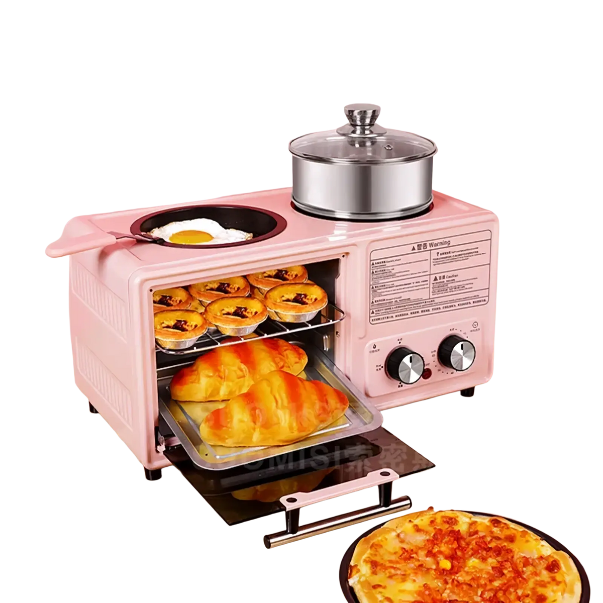 3 in 1 Breakfast Station Coffee Maker and Toaster Oven