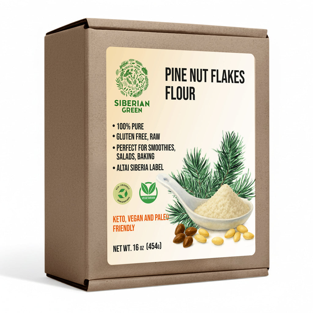 Siberian Pine Nut Flour (Kernel Powder) – 454g / 1 lb
