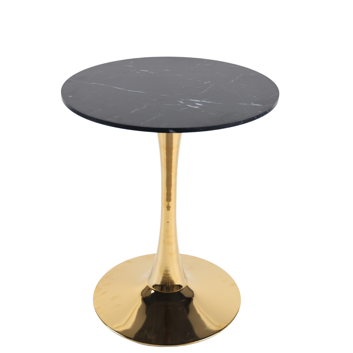 Black Marble Tulip Dining Table for 2-4 People