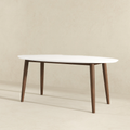 Ada Mid Century Modern Solid Wood Dining Table