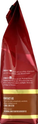 Eight O'Clock Ground Coffee, Hazelnut, 11 Ounce
