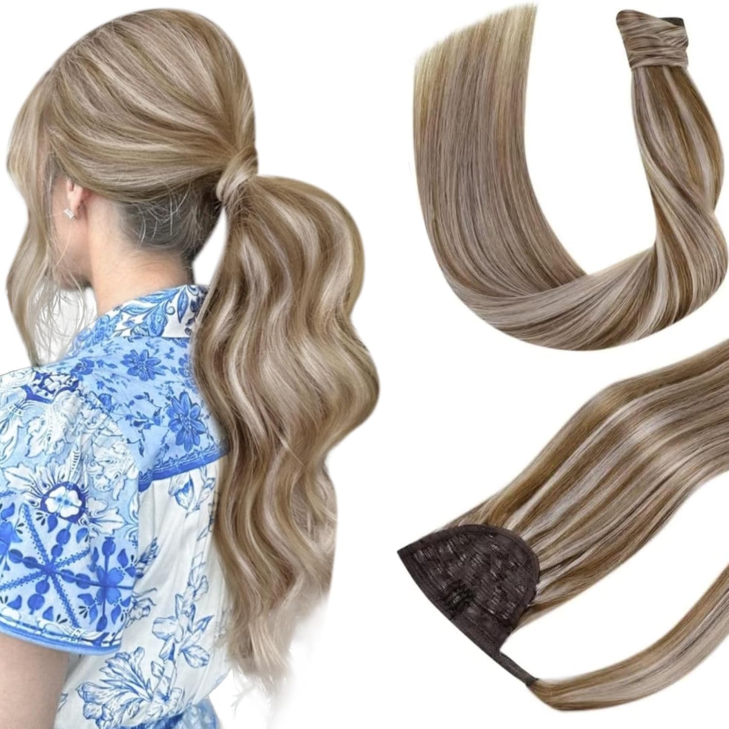 VIP Ponytail Silky 24" (100 Grams) 100% Human Hair Extension - Choose Color