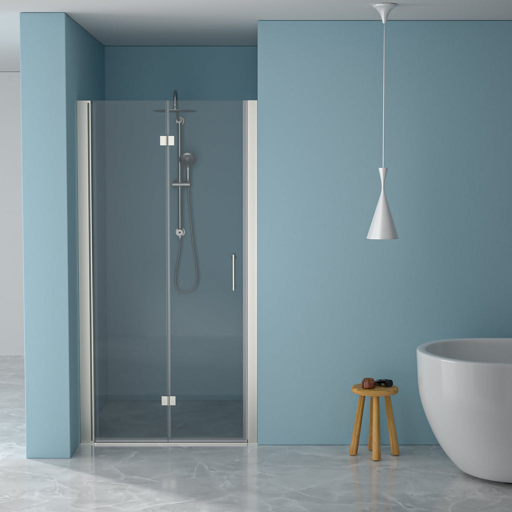 34"W x 72"H Fold Frameless Shower Door