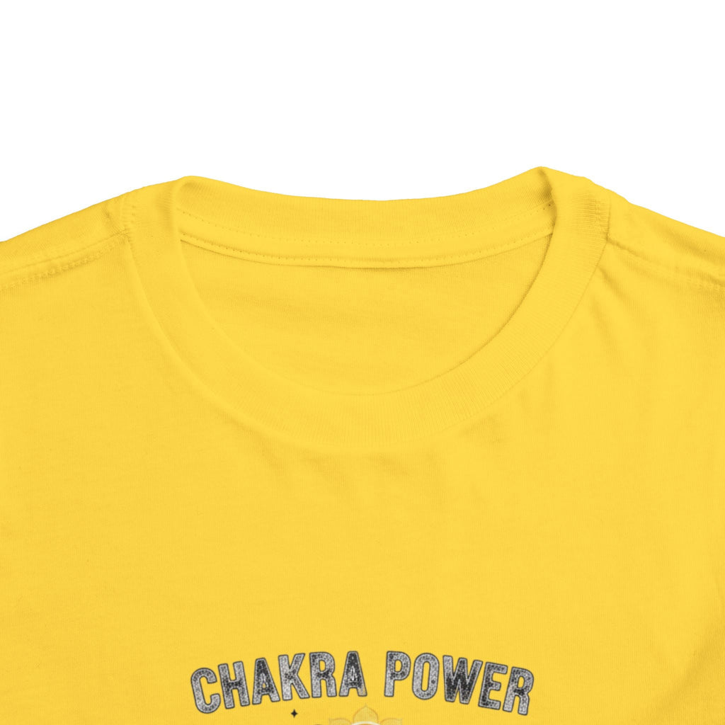 Chakra Power Toddler Tee — Colorful Kids Chakra Energy Shirt