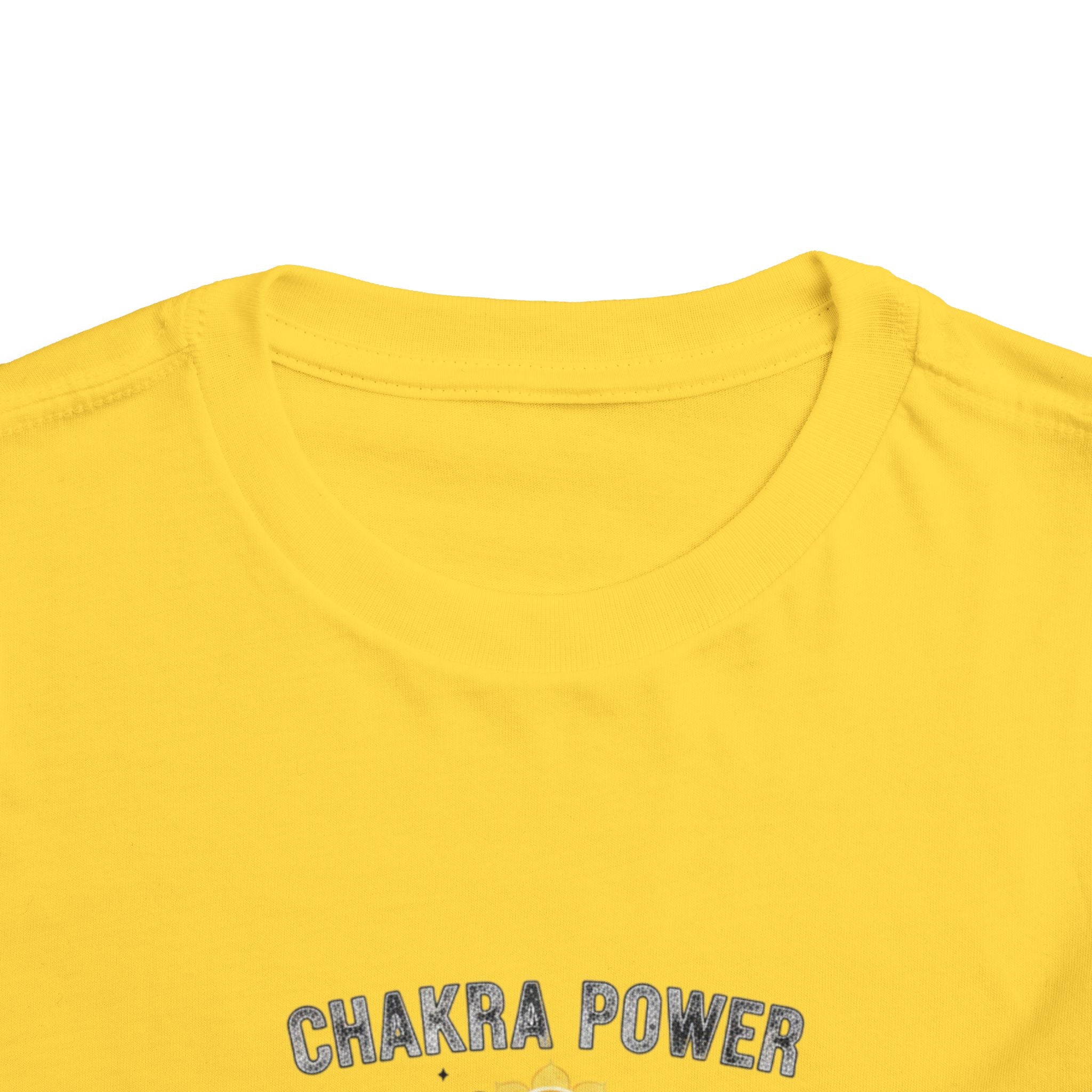 Chakra Power Toddler Tee — Colorful Kids Chakra Energy Shirt